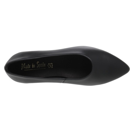 Balerini din piele naturala INES Black - Img 3