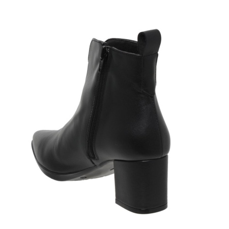 Botine din piele naturala BRUNA Black - Img 2