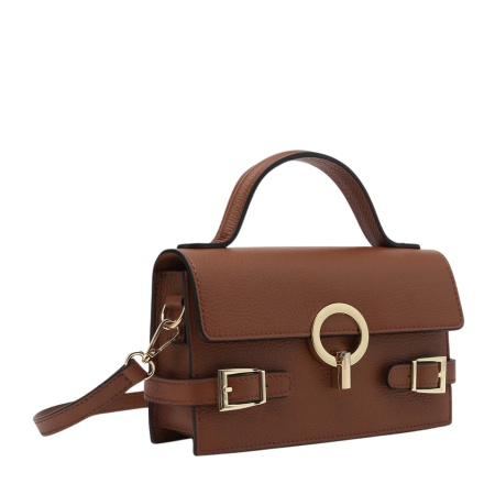 Geanta din piele naturala IVY Brown - Img 3