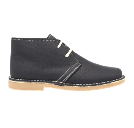 Ghete din piele naturala NAPPA Black - Img 2