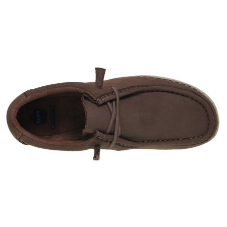 Mocasini din piele intoarsa ELYS Brown - Img 3