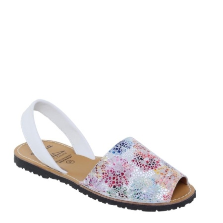 Sandale din piele AVARCA FLOWERS - Img 2
