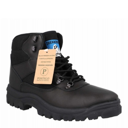Bocanci impermeabili din piele OAK Black - Img 2
