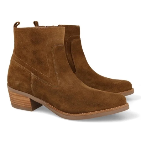 Botine din piele naturala ARIZONA Camel - Img 2