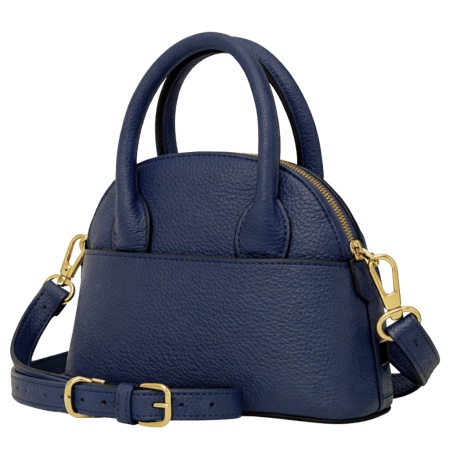 Geanta din piele naturala AGATA Navy - Img 2
