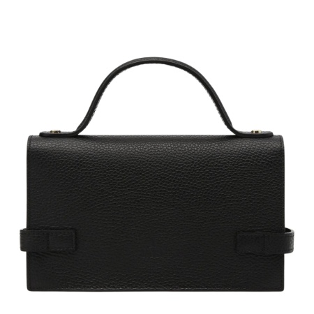 Geanta din piele naturala IVY Black - Img 2