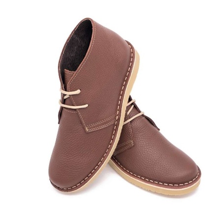 Ghete din piele nappa DOVER Choco - Img 3