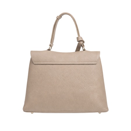 Geanta din piele naturala NIKA Beige - Img 3