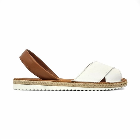 Sandale din piele naturala, AVARCA DREAM WHITE - Img 2
