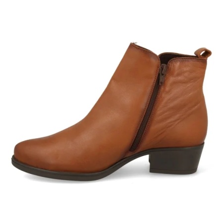 Botine din piele naturala ALANA Camel - Img 3