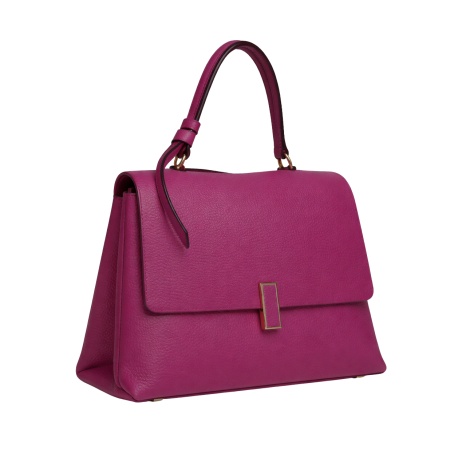 Geanta din piele naturala NIKA Fucsia - Img 2
