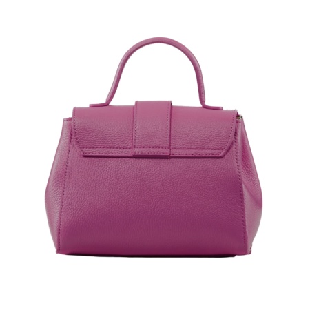 Geanta din piele naturala PATI Fucsia - Img 2