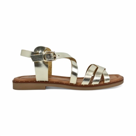 Sandale din piele naturala EVA Gold - Img 2