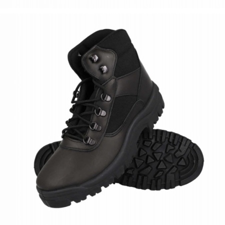 Bocanci impermeabili din piele OAK Black - Img 3