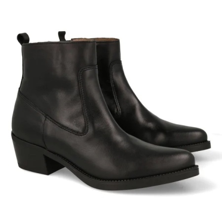 Botine din piele naturala ARIZONA Black - Img 2