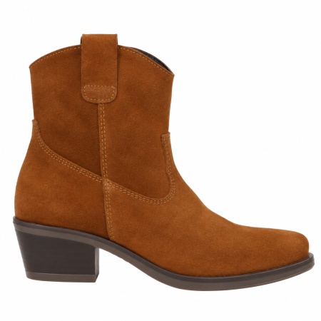 Cizme din piele naturala SELINA Camel - Img 2