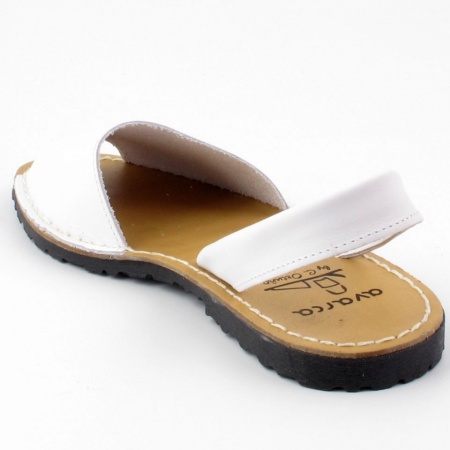 Sandale din piele AVARCA CLASIC White - Img 2
