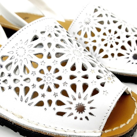 Sandale din piele AVARCA SPRING White - Img 5