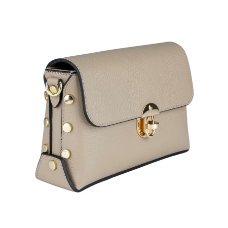 Geanta din piele naturala KATIUSHA Beige - Img 2
