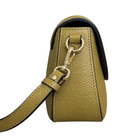 Geanta din piele naturala LUCRETIA Mustard - Img 3