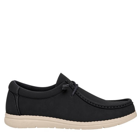 Mocasini din piele intoarsa ELYS Black - Img 2