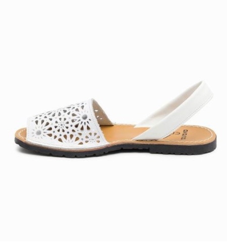 Sandale din piele AVARCA SPRING White - Img 2