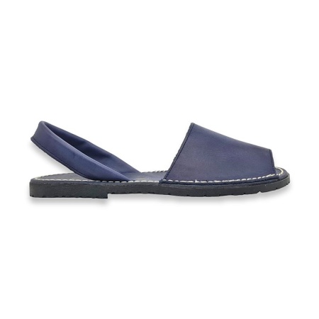 Sandale din piele naturala, AVARCA COLOUR POP Blue - Img 3