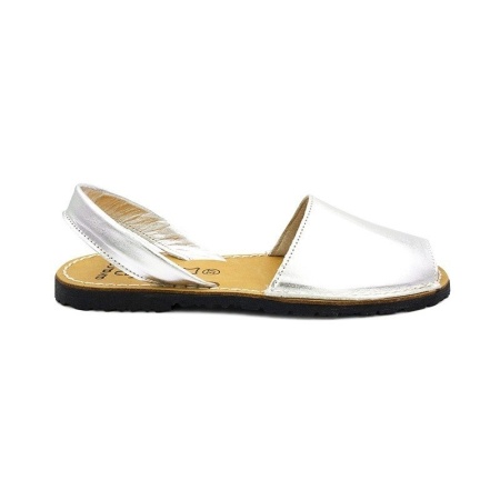 Sandale din piele naturala AVARCA SATIN Silver - Img 2