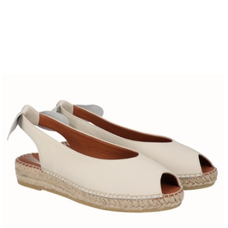 Sandale din piele naturala COCORA Beige - Img 2