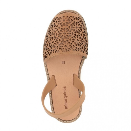 Sandale din piele naturala MINORQUINES Laser Natural - Img 2