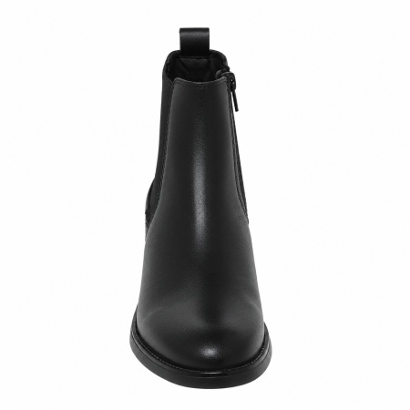 Botine din piele naturala FIORELLA Black - Img 2