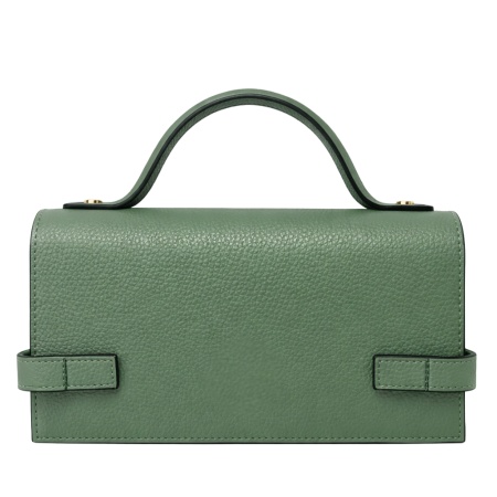 Geanta din piele naturala IVY Green - Img 2