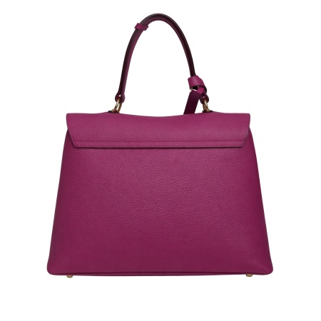 Geanta din piele naturala NIKA Fucsia - Img 3