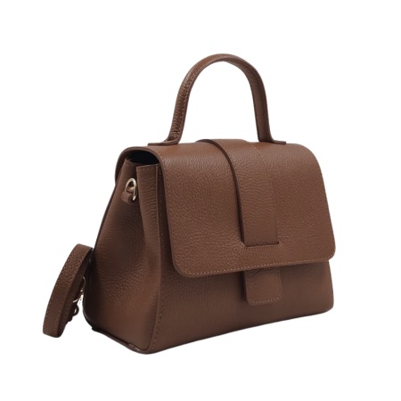 Geanta din piele naturala PATI Brown - Img 2