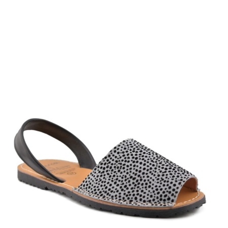 Sandale din piele AVARCA DOTS White - Img 2
