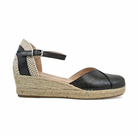 Sandale din piele naturala BELVIA Black - Img 2