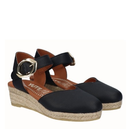 Sandale din piele naturala BERLINA Black - Img 2