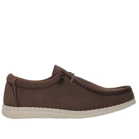 Mocasini din piele intoarsa ELYS Brown - Img 2