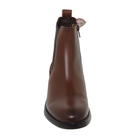 Botine din piele naturala FIORELLA Brown - Img 4