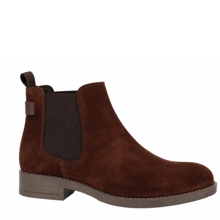 Botine din piele naturala JUANA Brown - Img 2