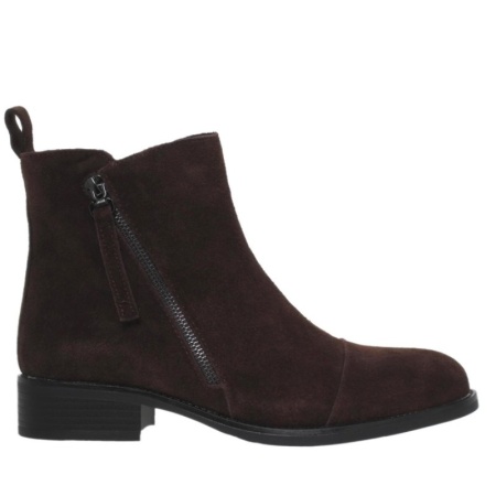 Botine din piele naturala SOL Brown - Img 2