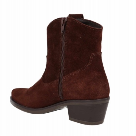 Cizme din piele naturala SELINA Brown - Img 3