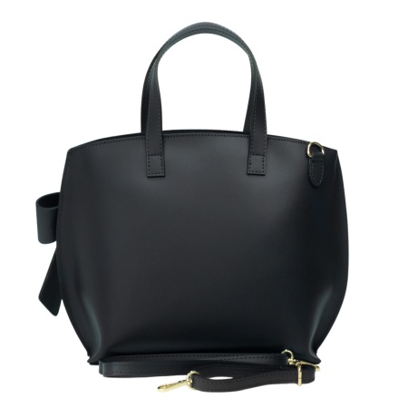 Geanta din piele naturala CARMEN Black - Img 2