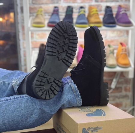 Ghete din piele intoarsa, CAMINITO ALL BLACK - Img 5