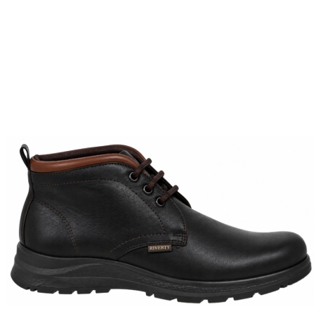 Ghete din piele naturala MOVIL Black - Img 2