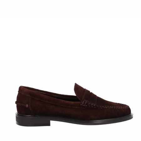 Pantofi din piele naturala ARIA Brown - Img 2