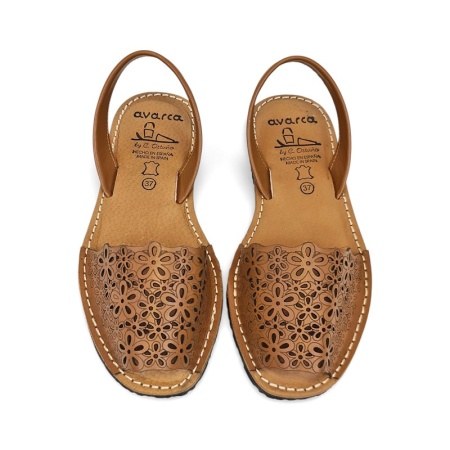 Sandale din piele AVARCA AUSTRAL Brown - Img 2