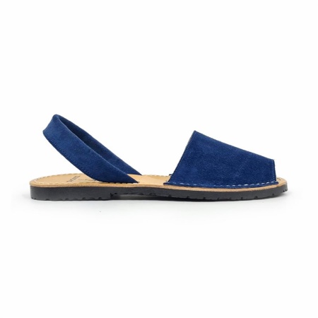 Sandale din piele AVARCA NUBUCK Blue - Img 7