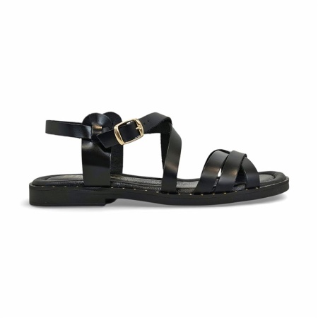 Sandale din piele naturala EVA Black - Img 2
