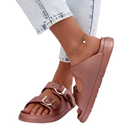 Slapi din spuma EVA reglabili FRANKA Rose Gold - Img 3